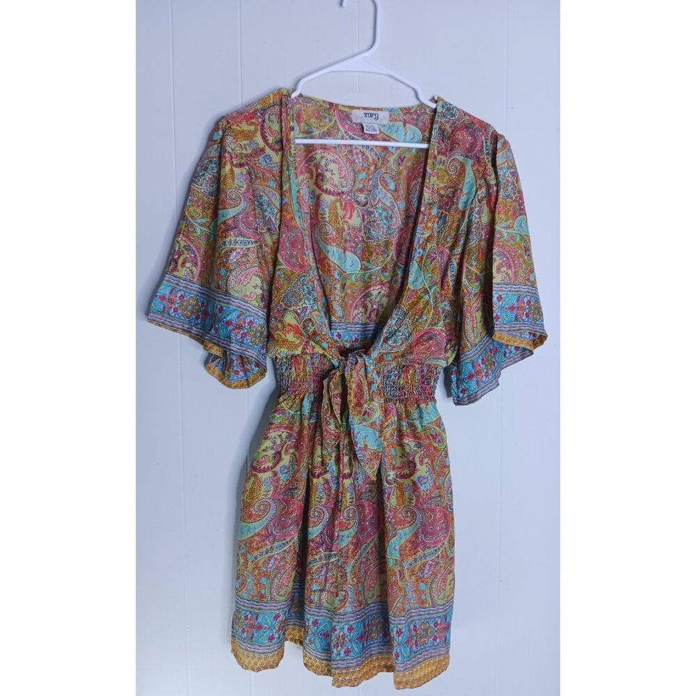 Bohemian Paisley Print Dress